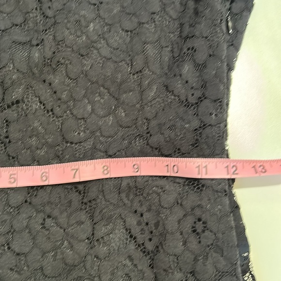 H&M BLACK OPEN BACK SHEER LACE DRESS SIZE 4 - Picture 15 of 16